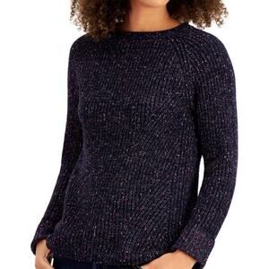 Style and Co Purple pointelle sweater plus size 0X
